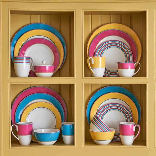 Kit Kemp Mug 17oz Calypso Stripe Coffee & Tea Mug
