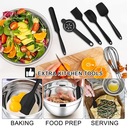 Stainless Steel Mixing Bowls (18 Count)