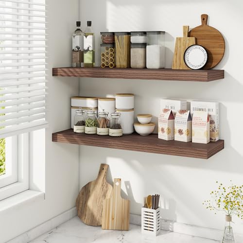 9.3Inch Deep Floating Shelves for Wall (2 Count)