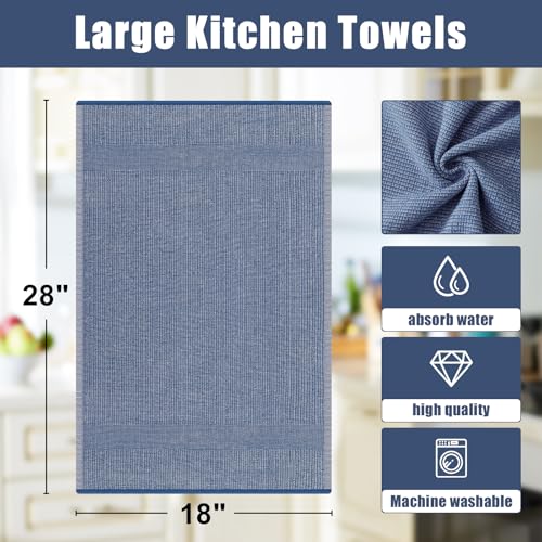 380 GSM Cotton Premium Kitchen Towels 8 Pack (8 Count)