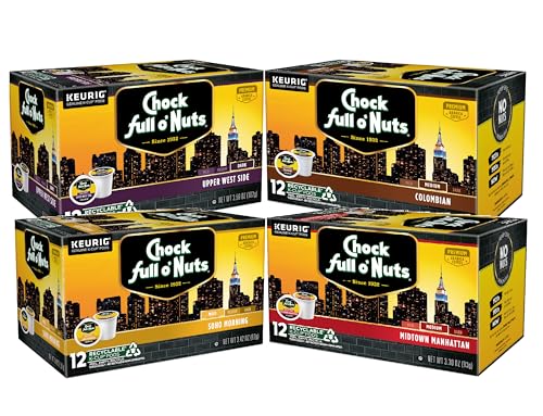 K-Cup Pods - Variety Pack, 4 Packs of 12 K-Cup Pods (48 Count)