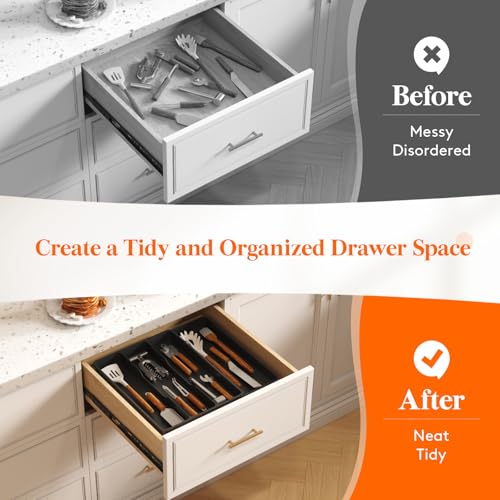 Utensil Organizer for Kitchen Drawer
