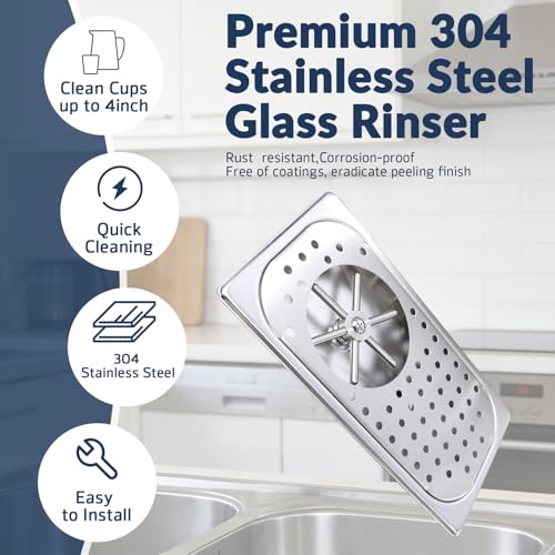 Stainless Steel Pitcher Rinser