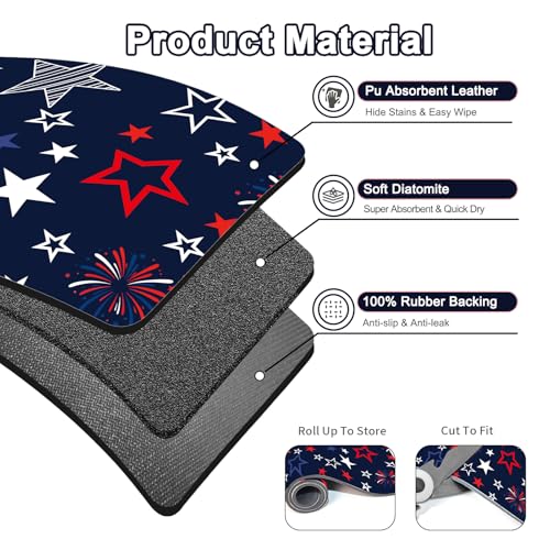 Coffee Bar Mat for Espresso Machine