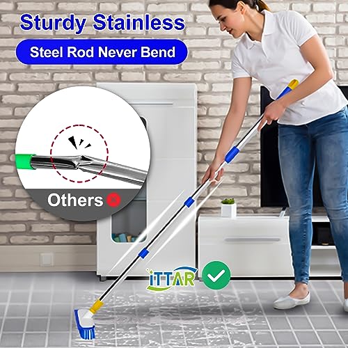 55" Extendable Floor Scrub Brush