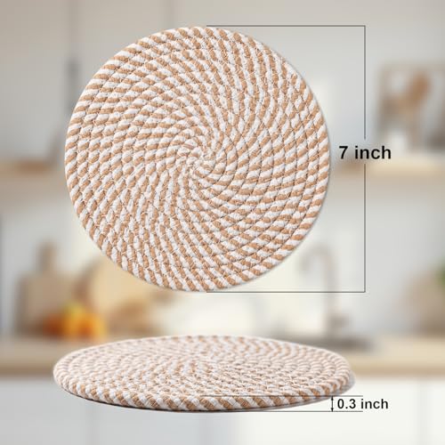 7 Inch Trivets for Hot Dishes (5 Count)