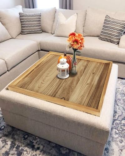Square Ottoman Table Tray 24"