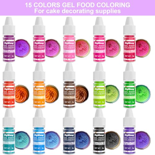Gel Food Coloring (3.15 Fl Oz)