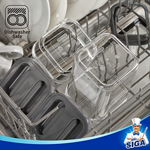 4 Pack Airtight Food Storage Container Set for Pantry Organization (4 Count)