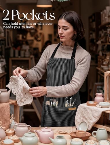 2 Pack Kitchen Cooking Aprons (2 Count)