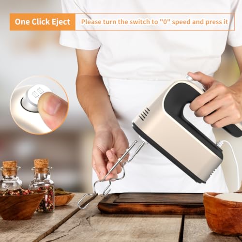 9 Speed Digital Hand Mixer Electric