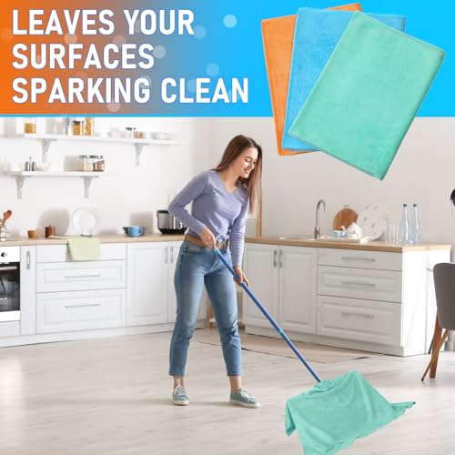 3 Pcs Extra Large Microfiber Cleaning Cloth (3 Count)