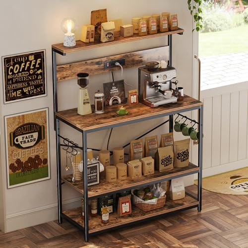 Bakers Rack with Power Outlets