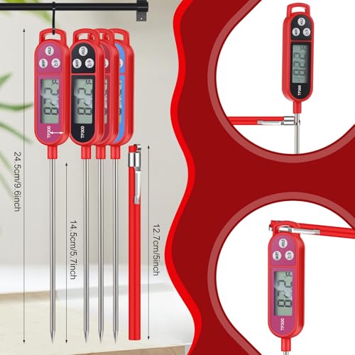 8 Pcs Food Thermometer Instant Read Probe BBQ (8 Count)