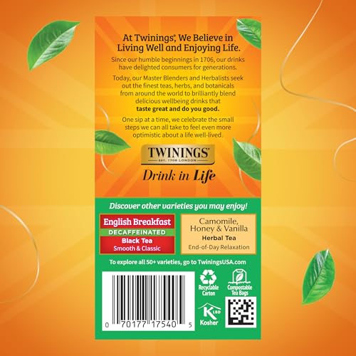 Decaffeinated Irish Breakfast Black Tea Bags (120 Count)