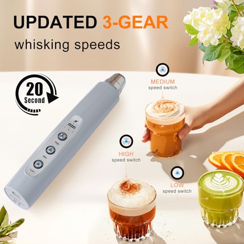 Handheld Milk Frother Wand for Coffee
