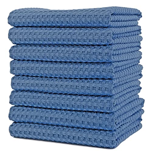 380 GSM Microfiber Waffle Kitchen Dish Tea Towel (8 Count)