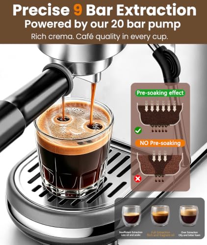 Espresso Machine with Milk Frother