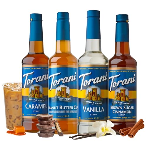 Sugar Free Syrup Coffee Favorites Variety Pack (101.6 Fl Oz)