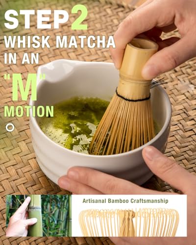 White Matcha Whisk Set (17 Ounce)