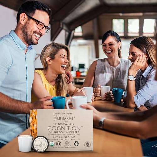 French Vanilla Cognition Mushroom Coffee Pods (10 Count)