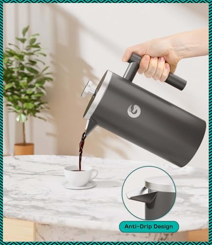 French Press Coffee Maker 34 oz