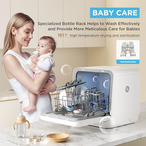 Countertop Dishwasher with 1.32Gal Tank