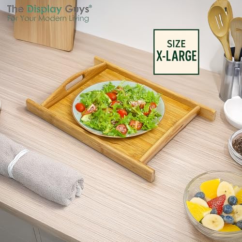 Natural Bamboo Serving Tray w