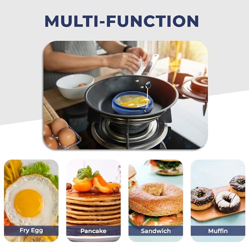 PROFESSIONAL Silicone Egg Ring (4 Count)