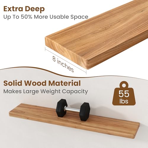 Floating Shelves for Wall (2 Count)