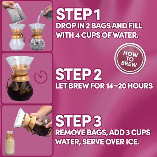 Sarasota Coffee 1905 Cold Brew Coffee Bags (8 Ounce)