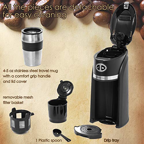 2 in 1 Grind & Brew Automatic Personal Coffee Maker