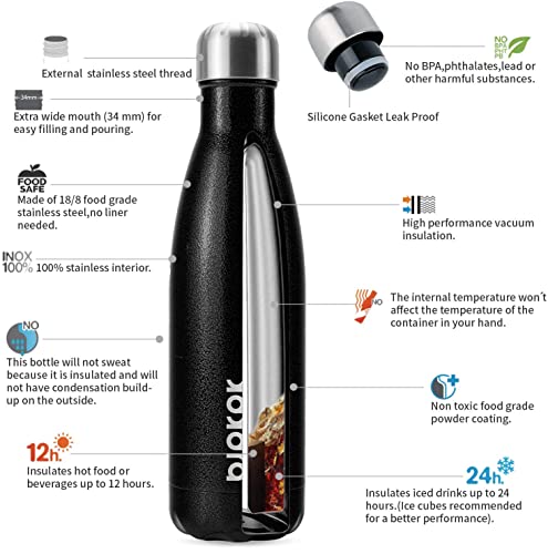 17 oz Small Insulated Water Bottle
