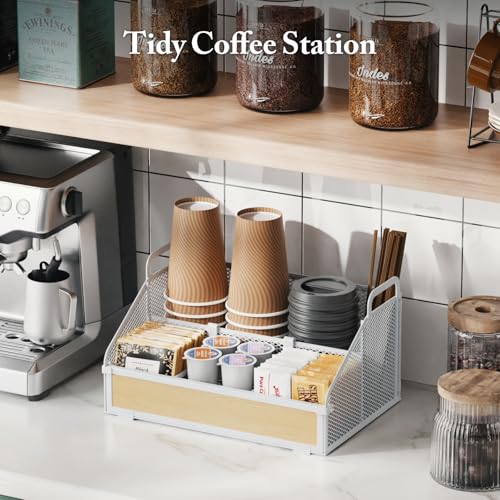 Countertop Coffee Station Organizer