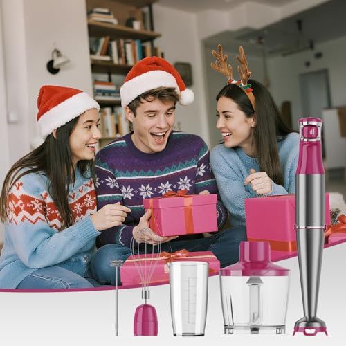 Immersion Blender Handheld Corded Hand Blenders Set 1100W