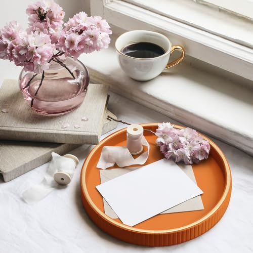 Leather Tray Desktop Storage Organizer (2 Count)