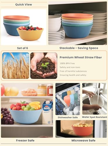Unbreakable Cereal Bowls