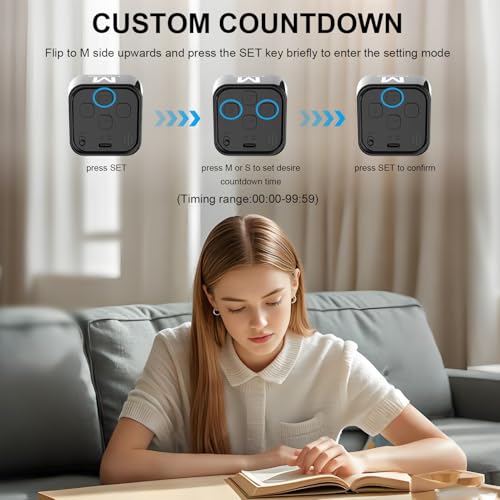 Rotating Cube Visual Countdown Timer 5