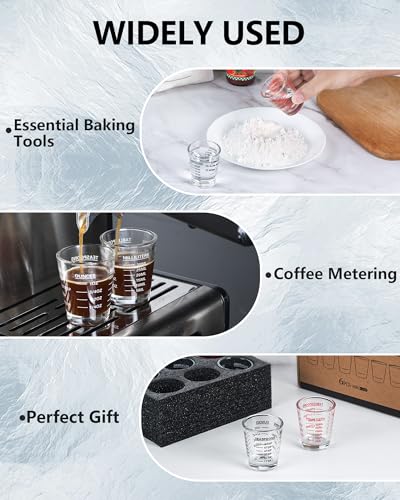 Shot Glass Measuring Cup Set (2 Count)
