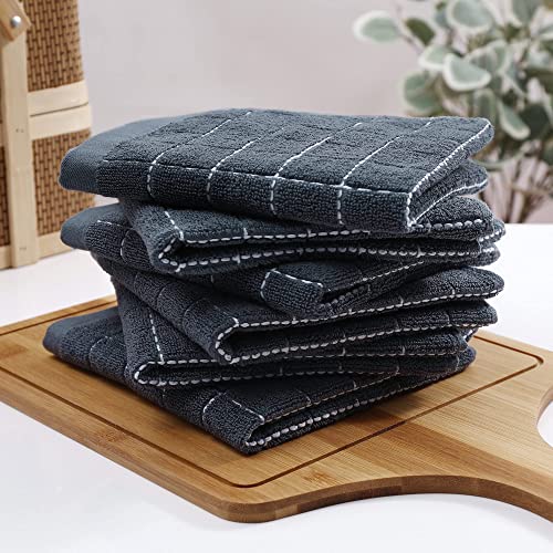 100% Cotton Terry Kitchen Dish Cloths (12 Count)