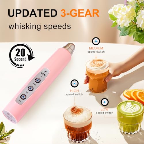 Handheld Milk Frother Wand for Coffee