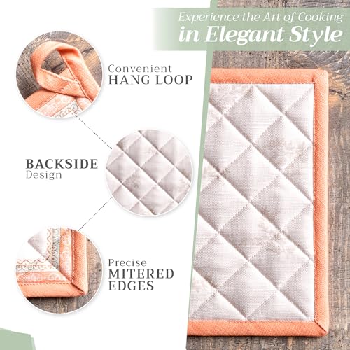 Pot Holders 100% Cotton Potholders (2 Count)