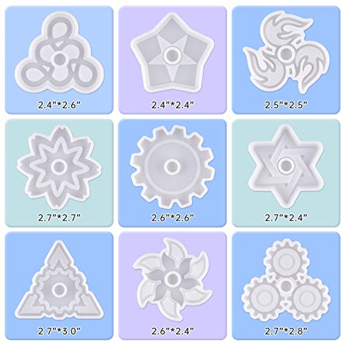 Fidget Spinner Silicone Resin Mold Kit