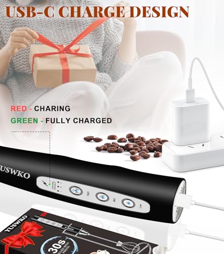Handheld Milk Frother Wand for Coffee