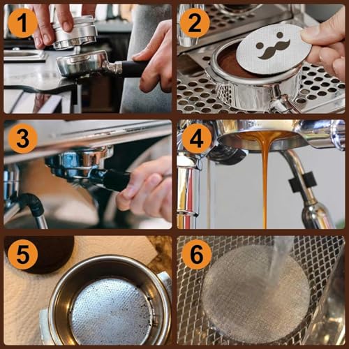 51mm Espresso Puck Screen 3 PCS Set (2 Count)