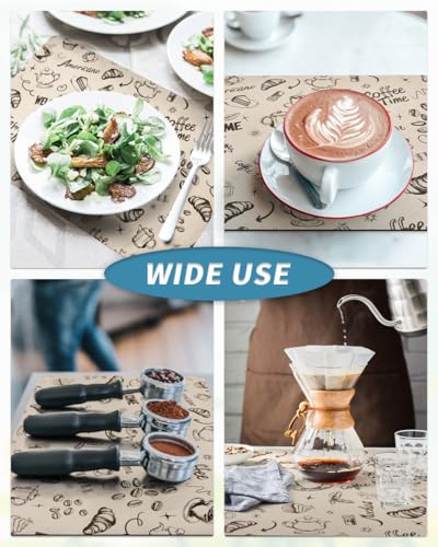 Coffee Mat Hide Stain Rubber Backed Absorbent Dish Drying Mat for Kitchen Counter