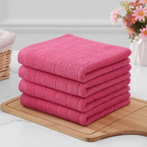 100% Cotton Terry Kitchen Towels (4 Count)