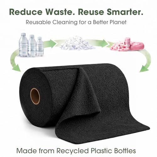 Microfiber Cleaning Cloth Roll (100 Count)