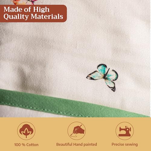 Double Oven Mitts 100% Cotton Double Oven Glove
