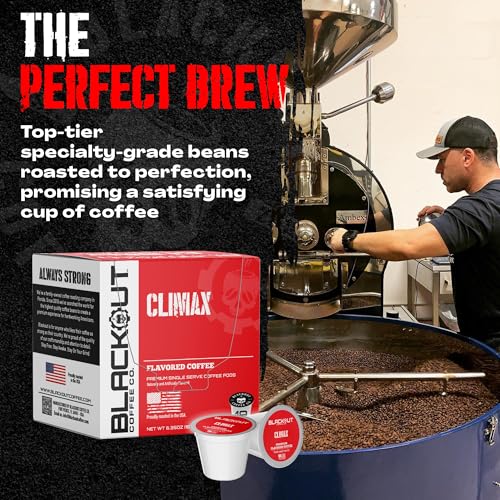 Blackout Coffee Climax Flavored Coffee Pods (18 Count)